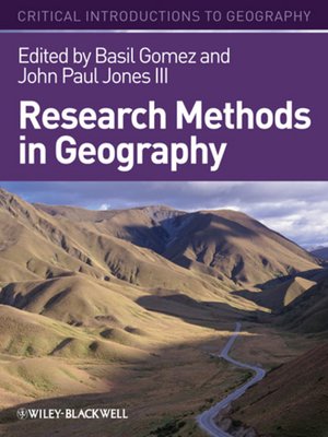 cover image of Research Methods in Geography